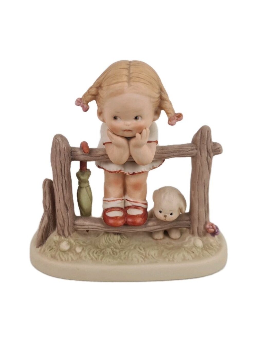 Memories of Yesterday "What Will I Grow Up To Be" 114537 Girl On Fence Figure